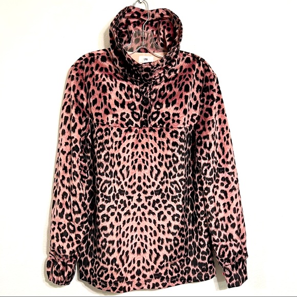 LPA Sweaters - Lap All Over Pink Leopard Pulover